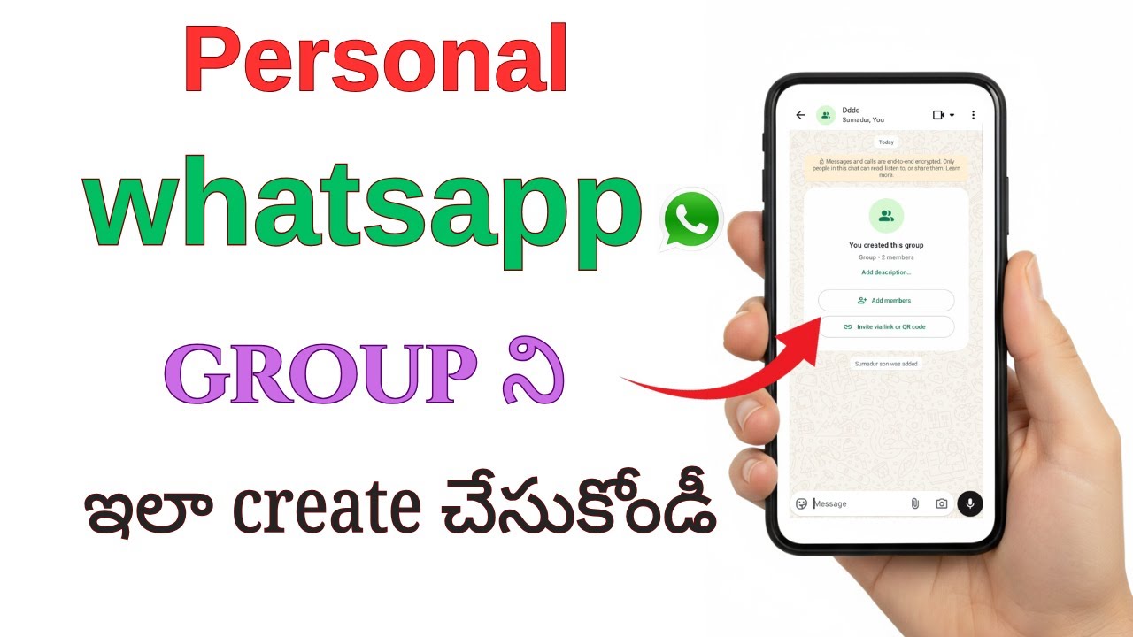 Make Your Own Personal WhatsApp Group | Step-by-Step Guide|| In Telugu 
