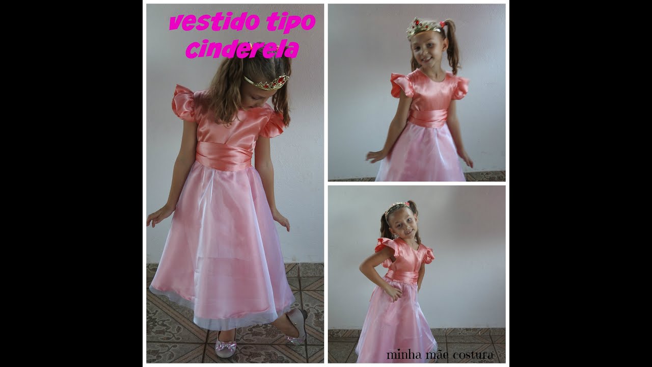 COSTURA VESTIDO TIPO CINDERELA