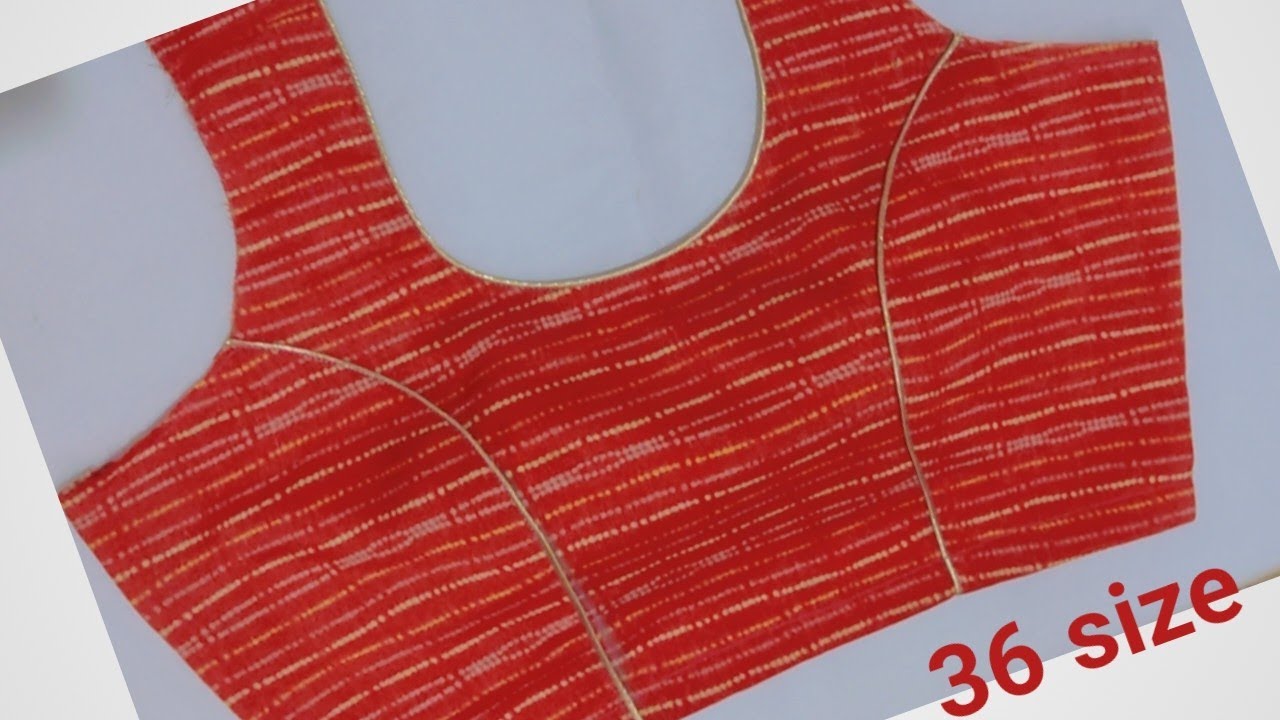 princess cut blouse cutting and stitching|36 size princess cut blouse|blouse ki cutting easy method