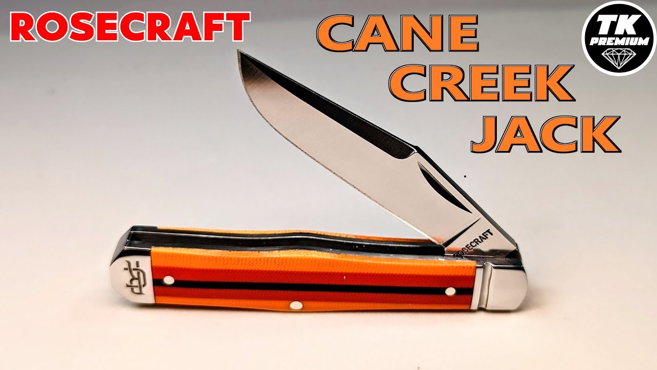 RoseCraft Blades Cane Creek Jack Pocket Knife RCT013