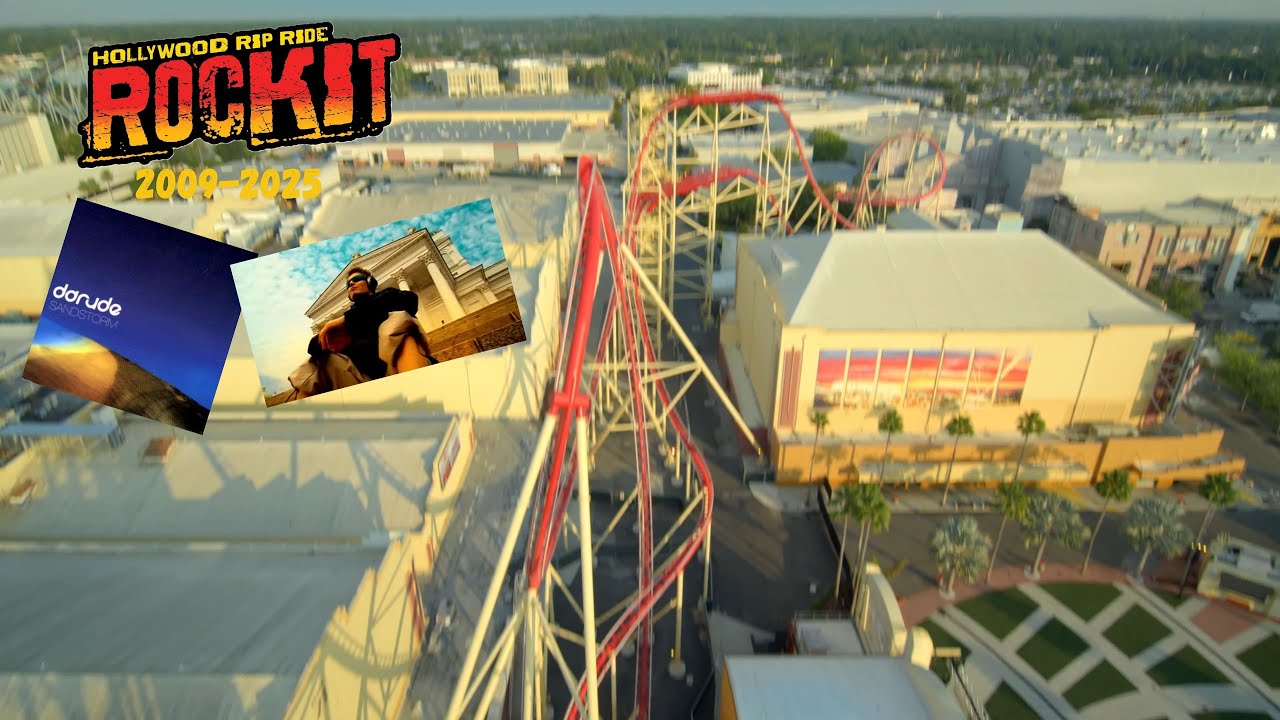 Hollywood Rip, Ride, Rockit at Universal Studios Florida On-Ride POV - Sandstorm (Darude)