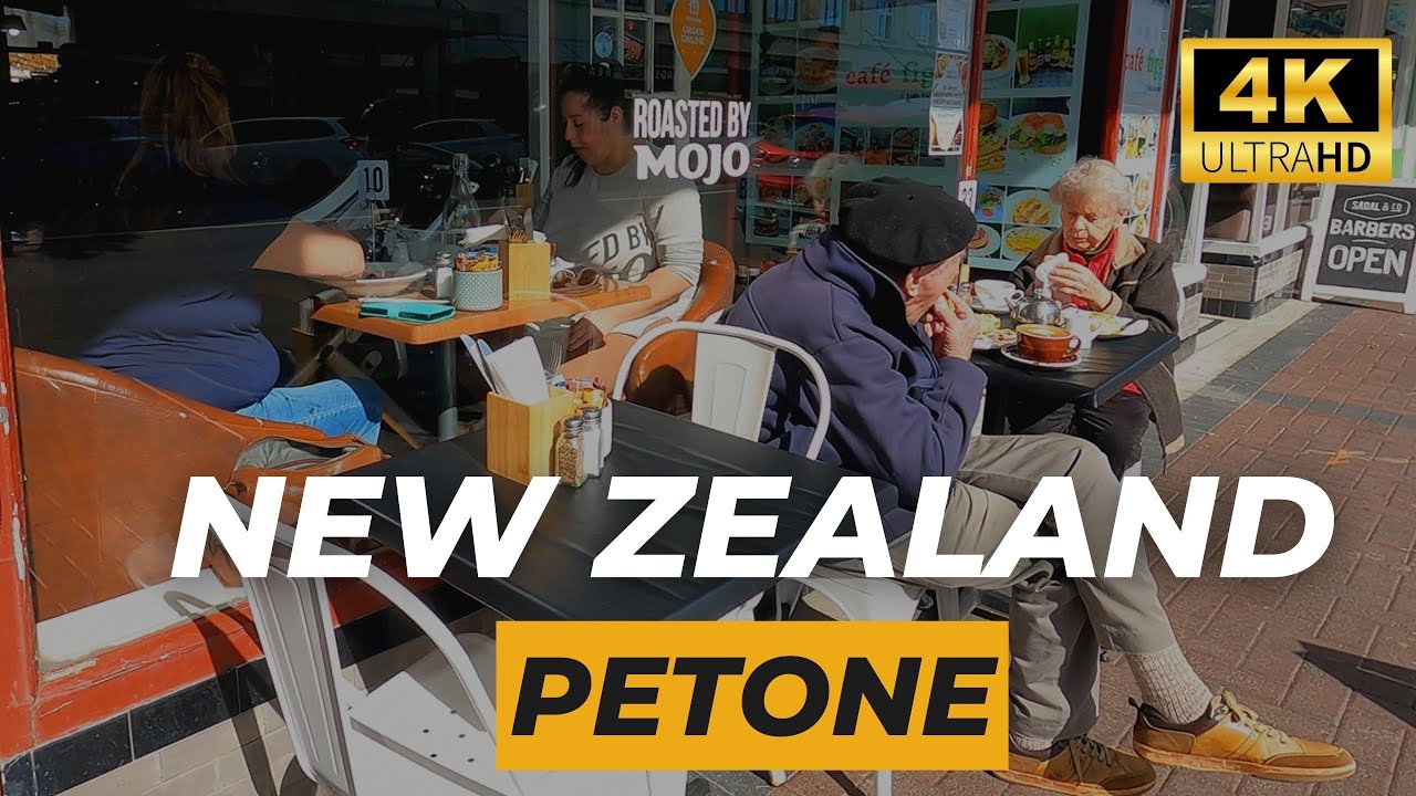 4k 🔴 Quiet Saturday Morning - Walking Street New Zealand