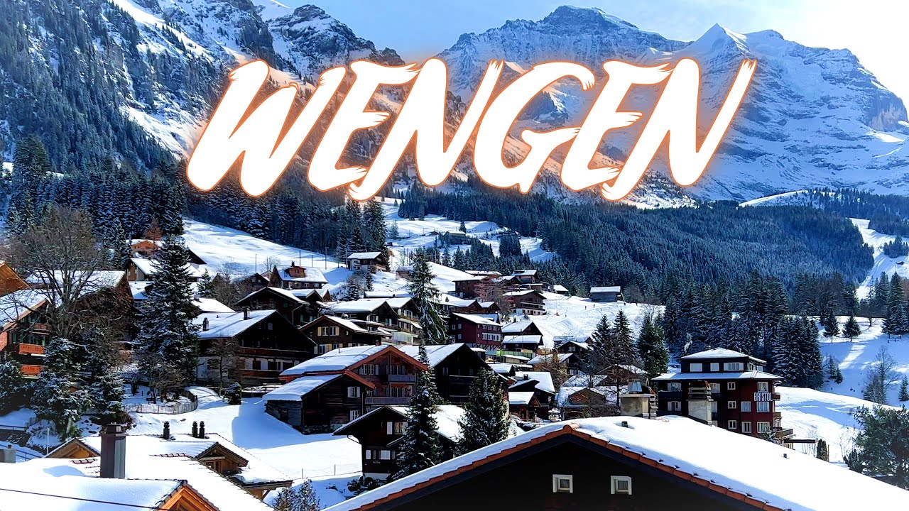 WENGEN, Best Places To Visit, Walking Tour 4K UHD
