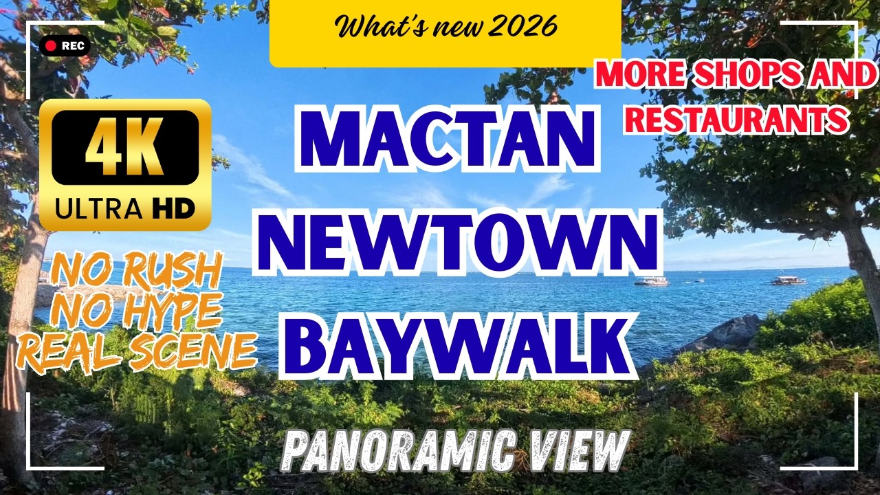 Is Mactan Newtown Baywalk Worth Visiting? New Shops & Beach Walk
