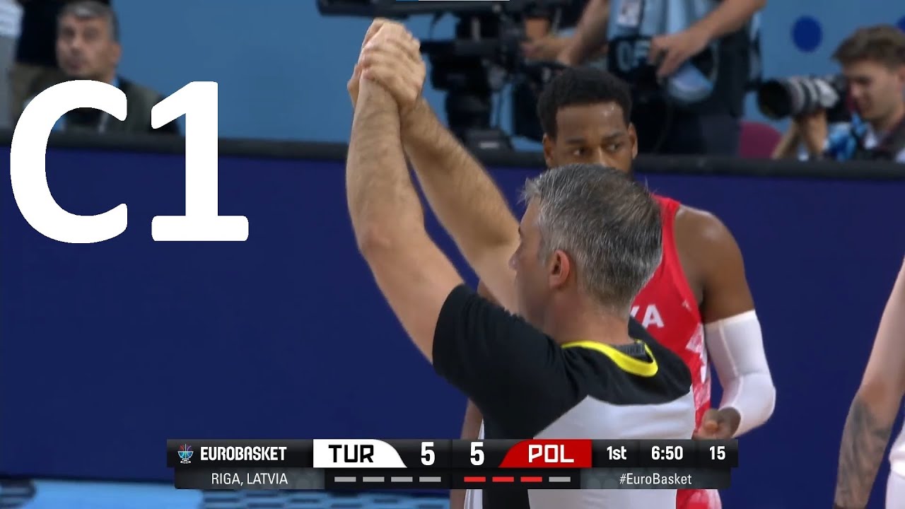 C1 - Unsportsmanlike foul  - 2025 Eurobasket.