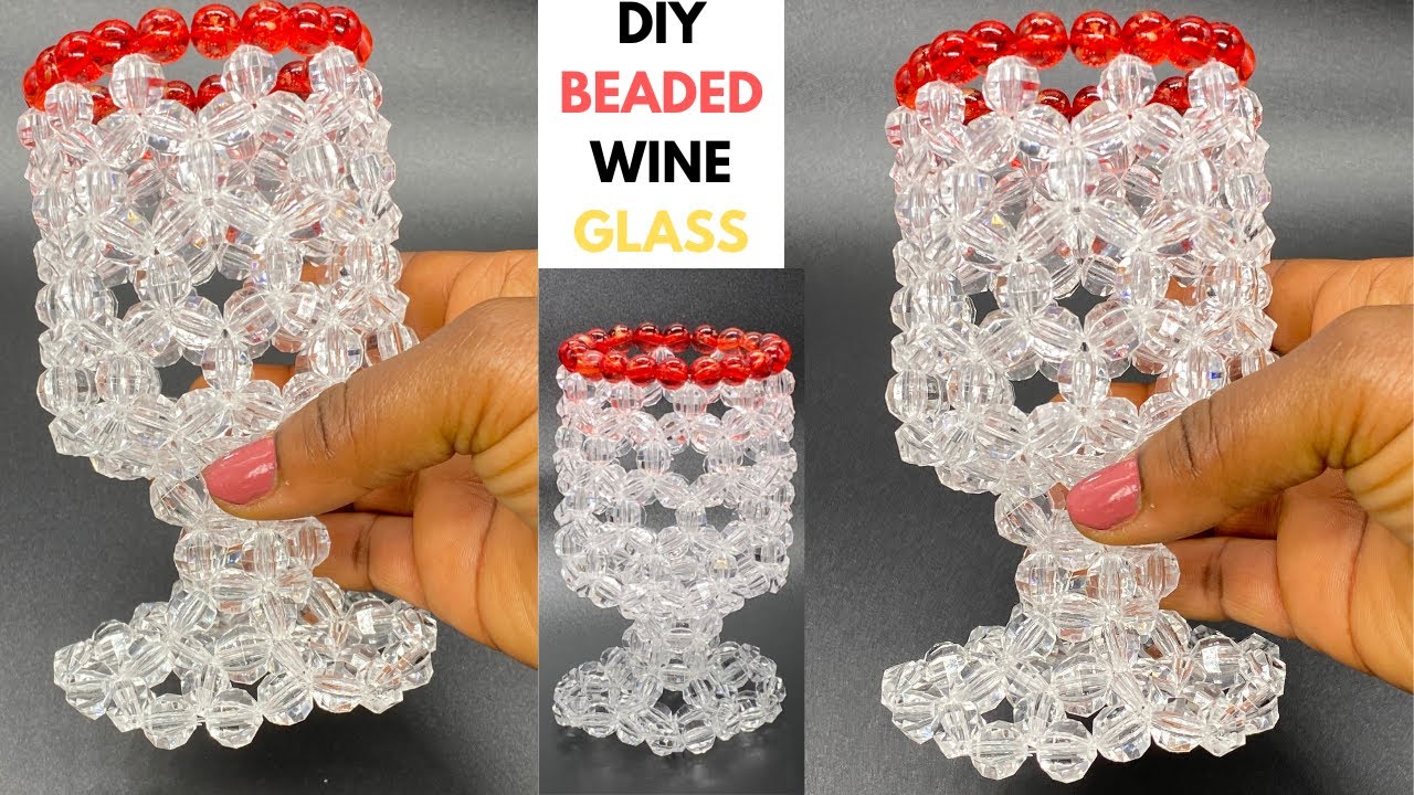 EASY DIY HOME DECOR IDEARS/ CRAFT IDEAS// QUICK AND EASY HOME DECORATING IDEAS// BEADED DECORE VASE