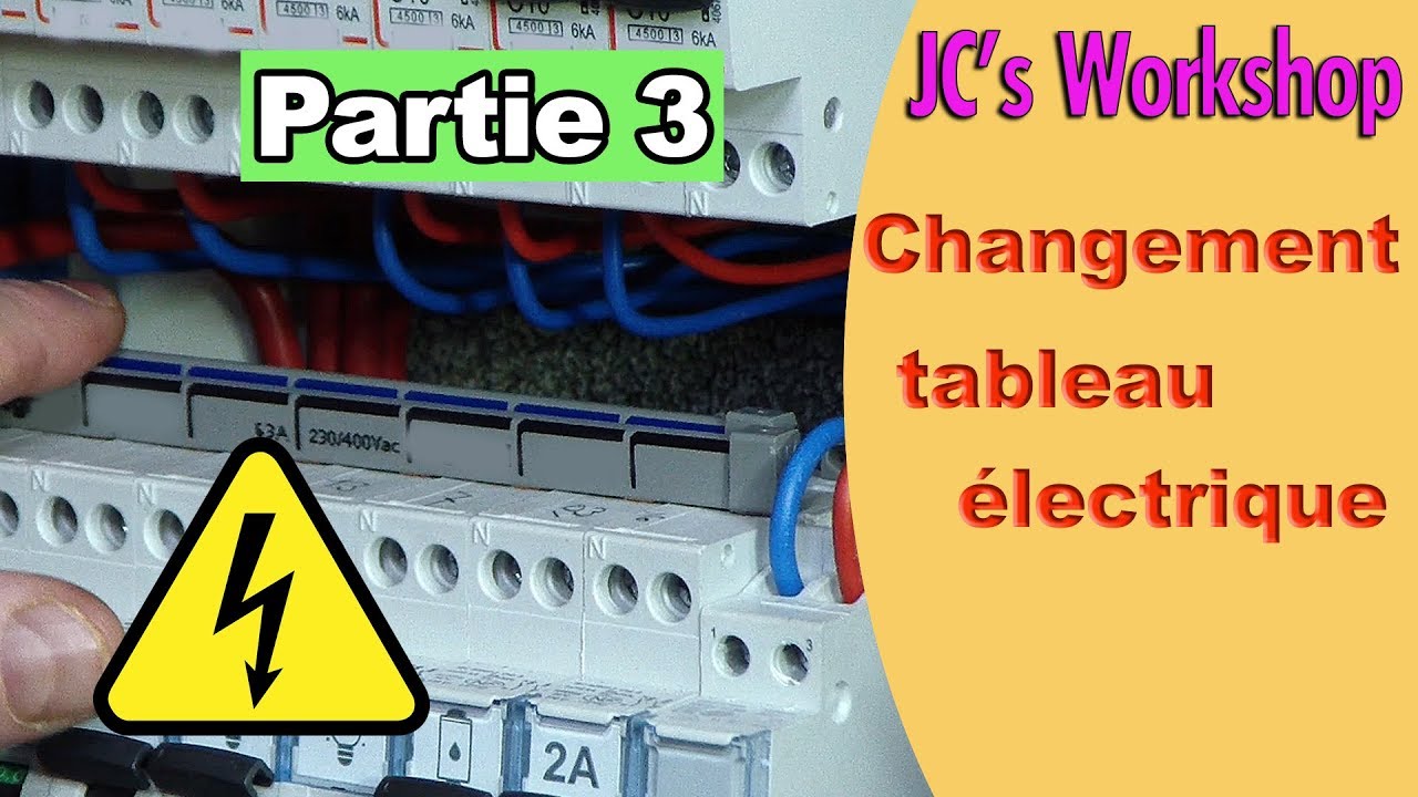 Comment  changer un tableau électrique, de l'ancien vers le nouveau, Partie 3 #100