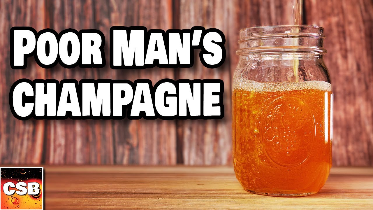 Poor Man's Champagne -Cheap Sparkling White Wine from JUICE