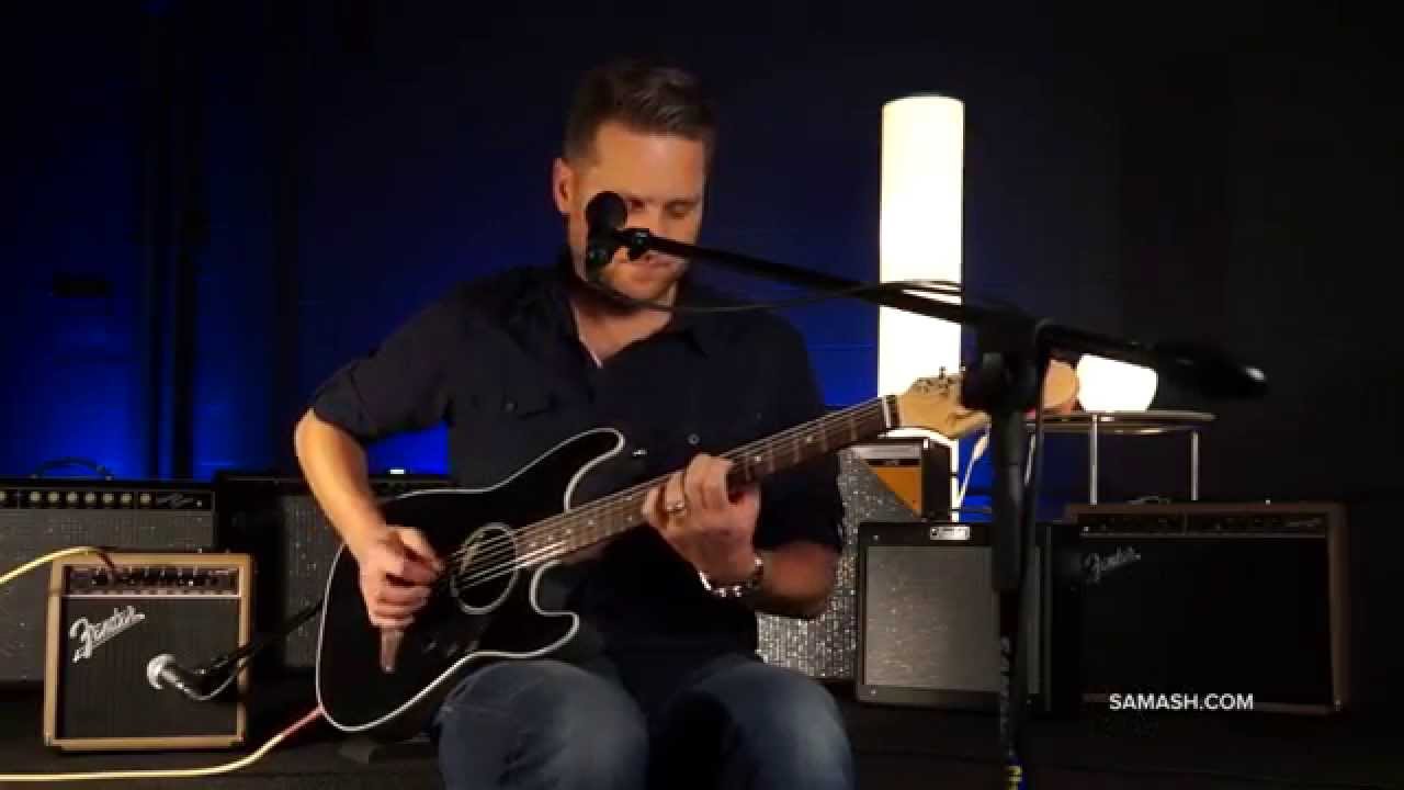 Fender Stratacoustic Guitar & Acoustasonic 15 Acoustic Guitar Amp | Quicklook