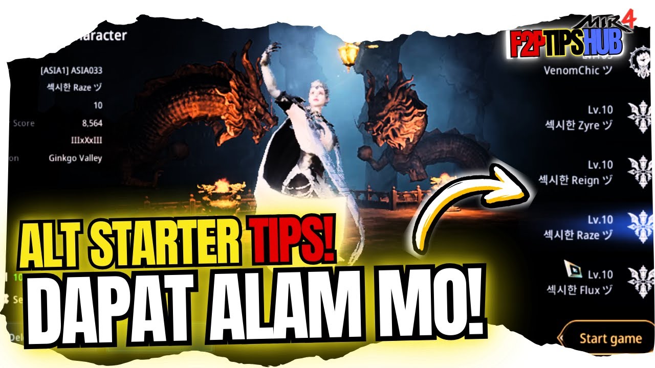 MIR4 ALT Starter Tips | Dapat Alam Mo &lsquo;To Bago Mag-ALT