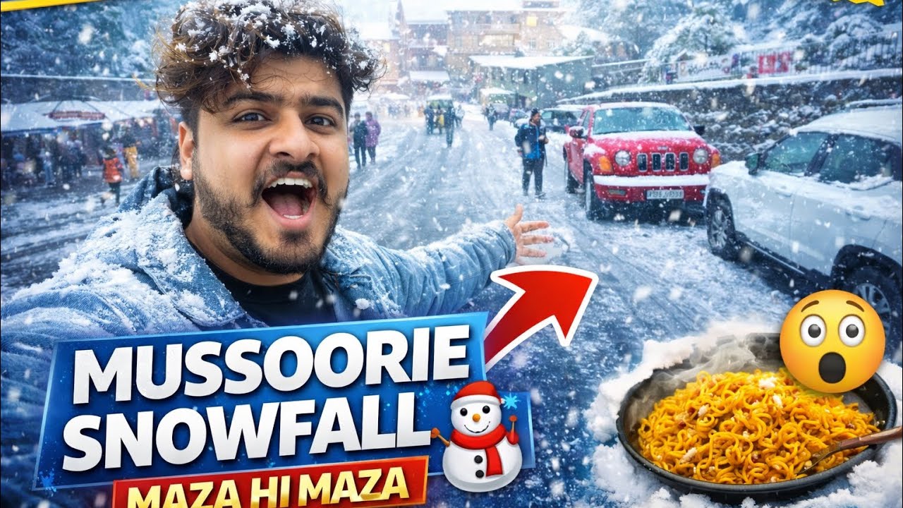 Mussoorie Snowfall 2026: The Most Dangerous Day of Our Life! 🏔️