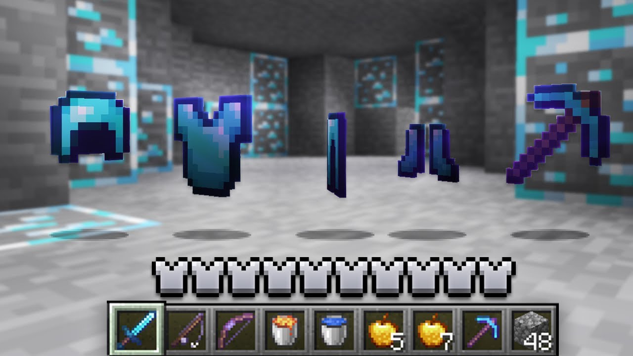 Gigadrilling for OP Armor in Hypixel UHC