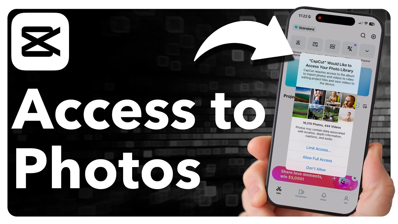 How To Allow CapCut Access To Photos On iPhone