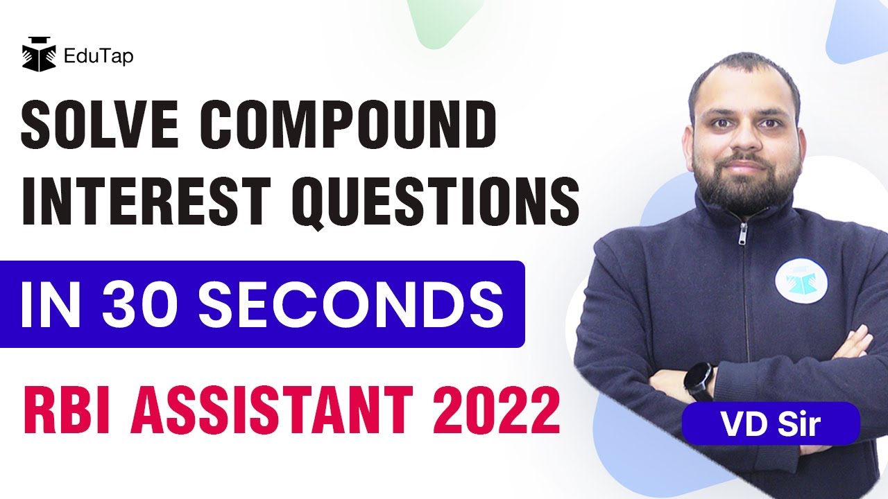 Compound Interest Tips and Tricks | Ratio Method for CI | Quant Preparation | RBI Assistant Exam