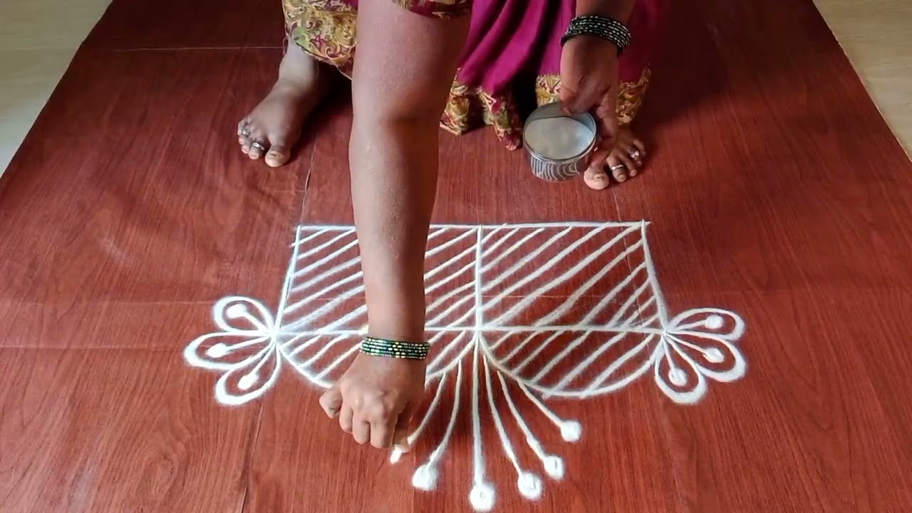 Prabhala muggulu | shivaratri prabhalu | #villagemuggulu 