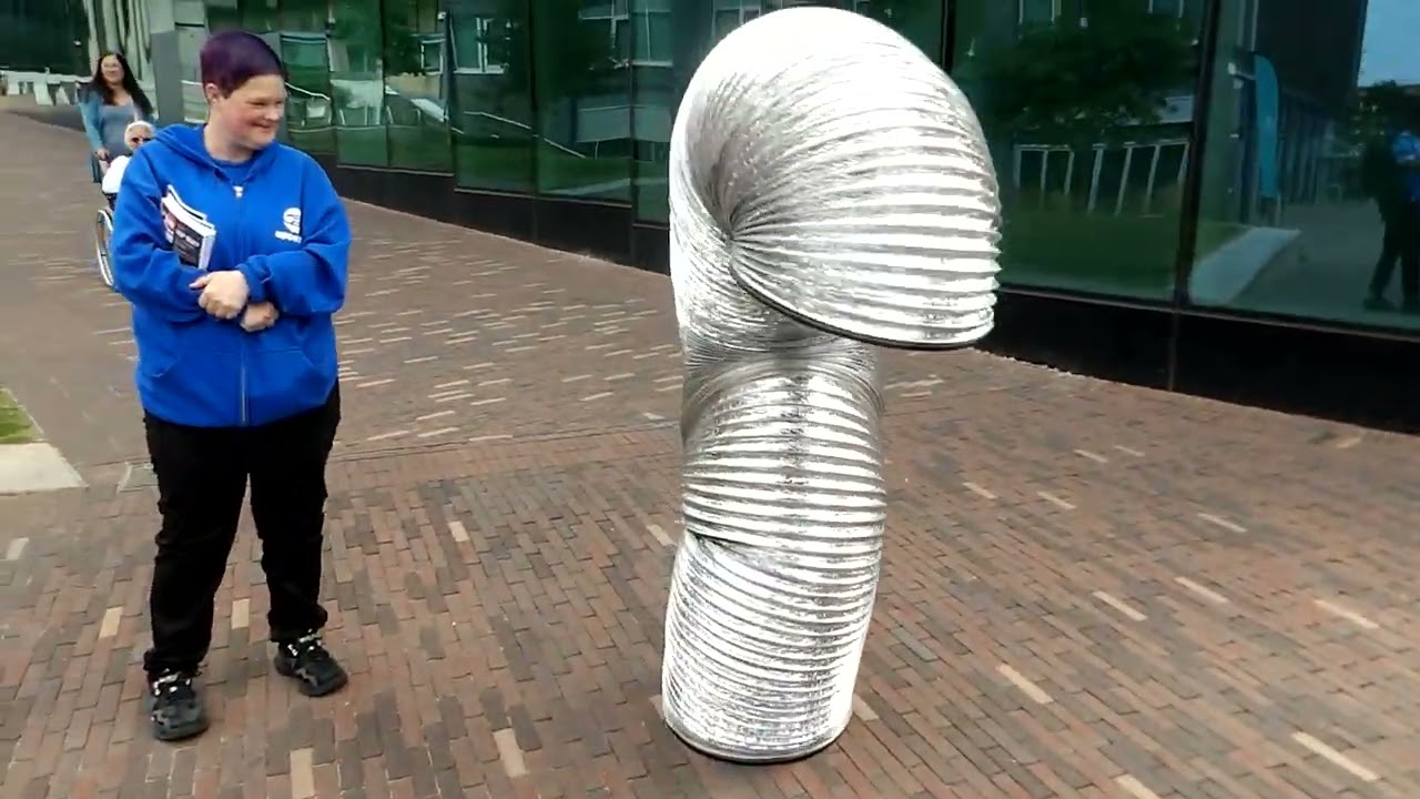 Giant Slinkies at Hanley, Stoke-on-Trent part 2