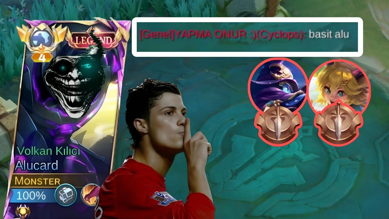 I have to play 1vs5 every match I play (Global no 1 alucard)-MOBİLE LEGENDS