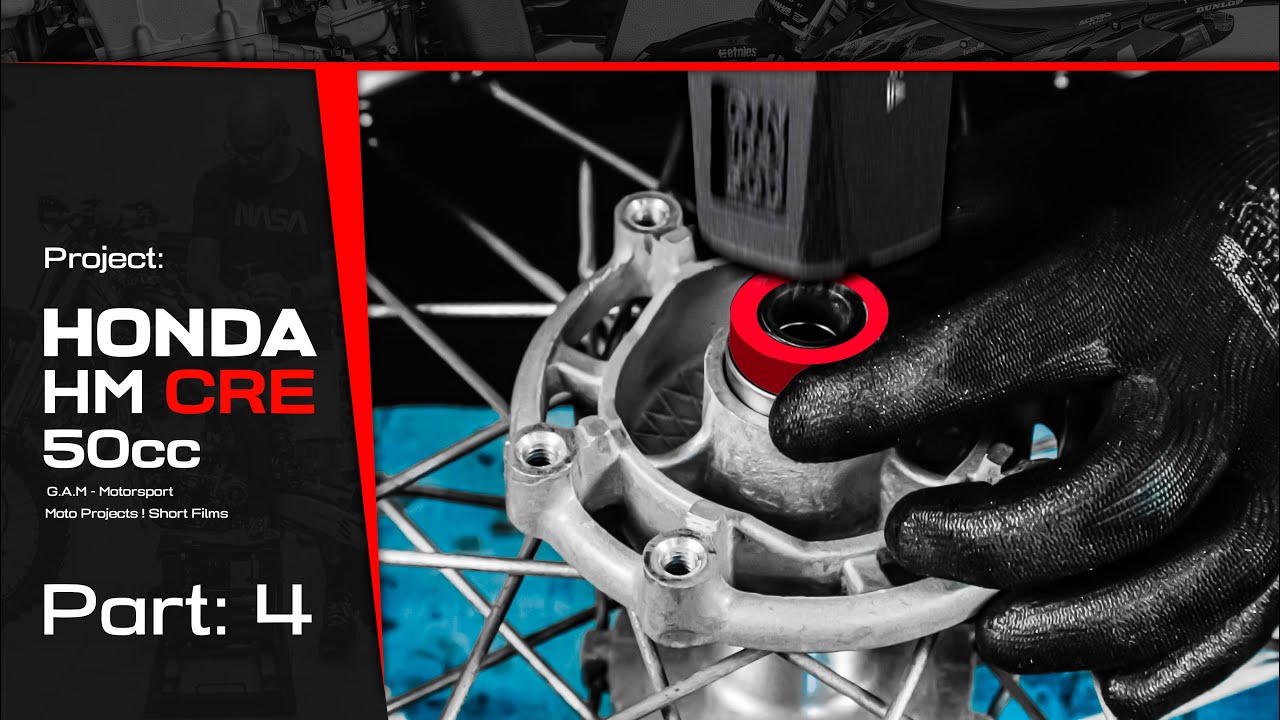Honda (HM) CRE 50 | Part: 4 | Replacing all the main bearings!