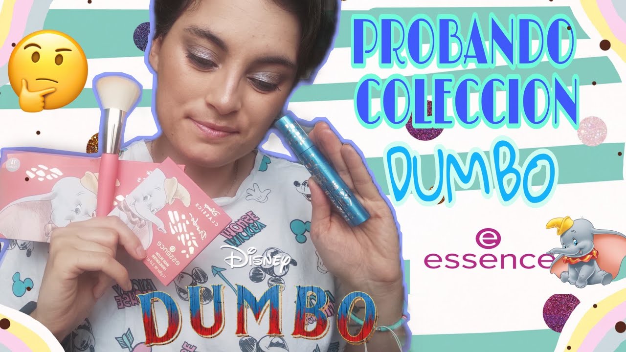 *💄🐘Probando maquillaje COLECCI&Oacute;N  Dumbo de ESSENCE* // &iquest;Merece la pena?🤔 @laalelegriademarina