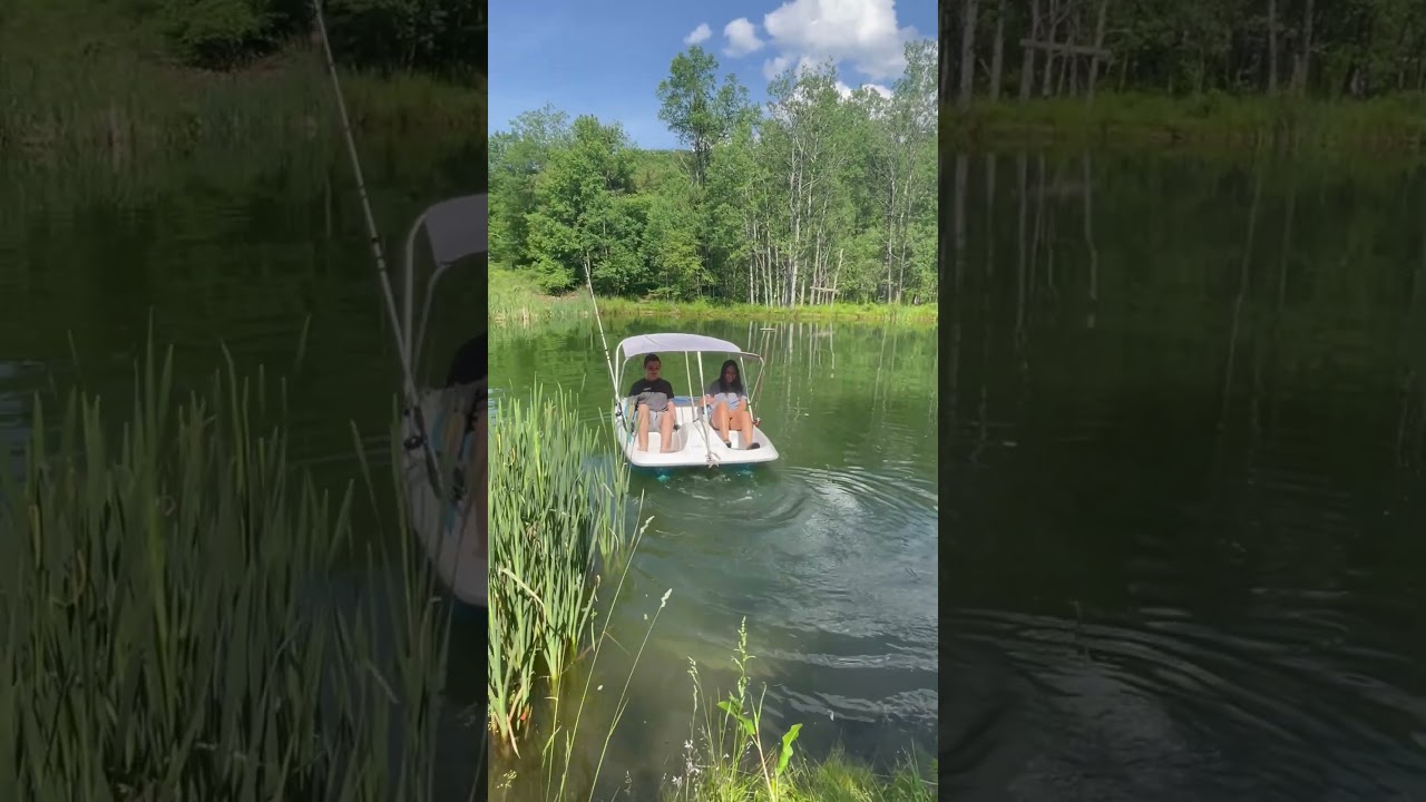 Paddle boat fishing June 2024
