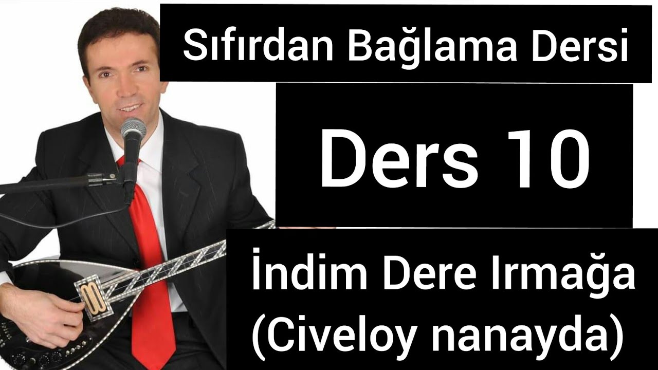 SIFIRDAN BAĞLAMA DERSİ- (10) İndim Dere Irmağa oy-Bu Türkü Bağlama dersi- saz dersi kolay öğrenilir