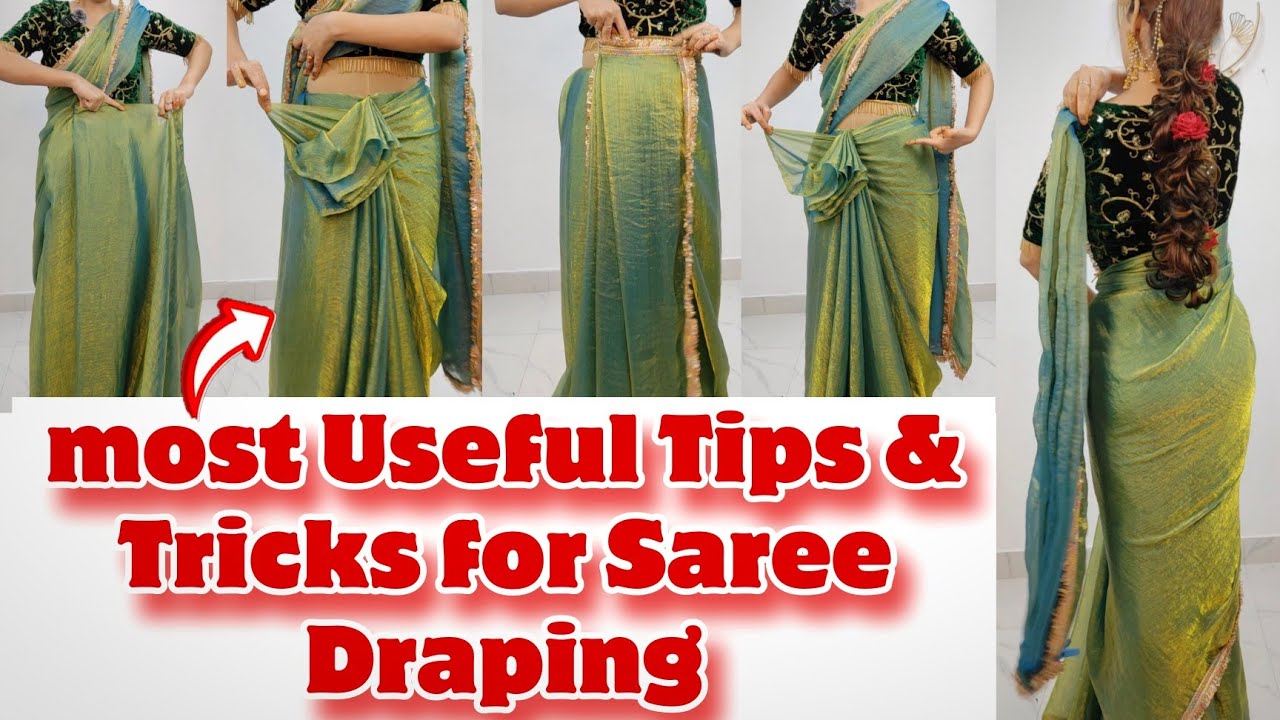Lets Drape your festive saree with my instructions|Step by step festival saree draping tutorial|