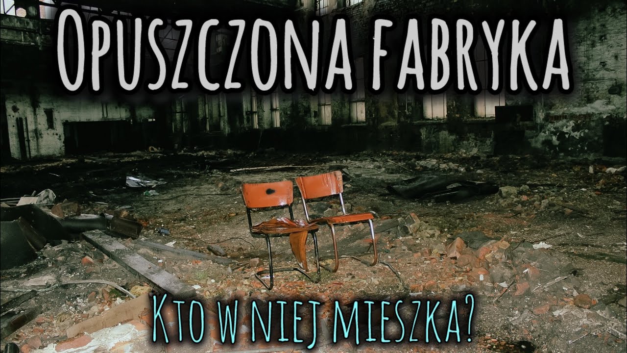 BLISKIE SPOTKANIE Z BEZDOMNYM W OPUSZCZONEJ FABRYCE - OGROMNY URBEX W ŚRODKU MIASTA.