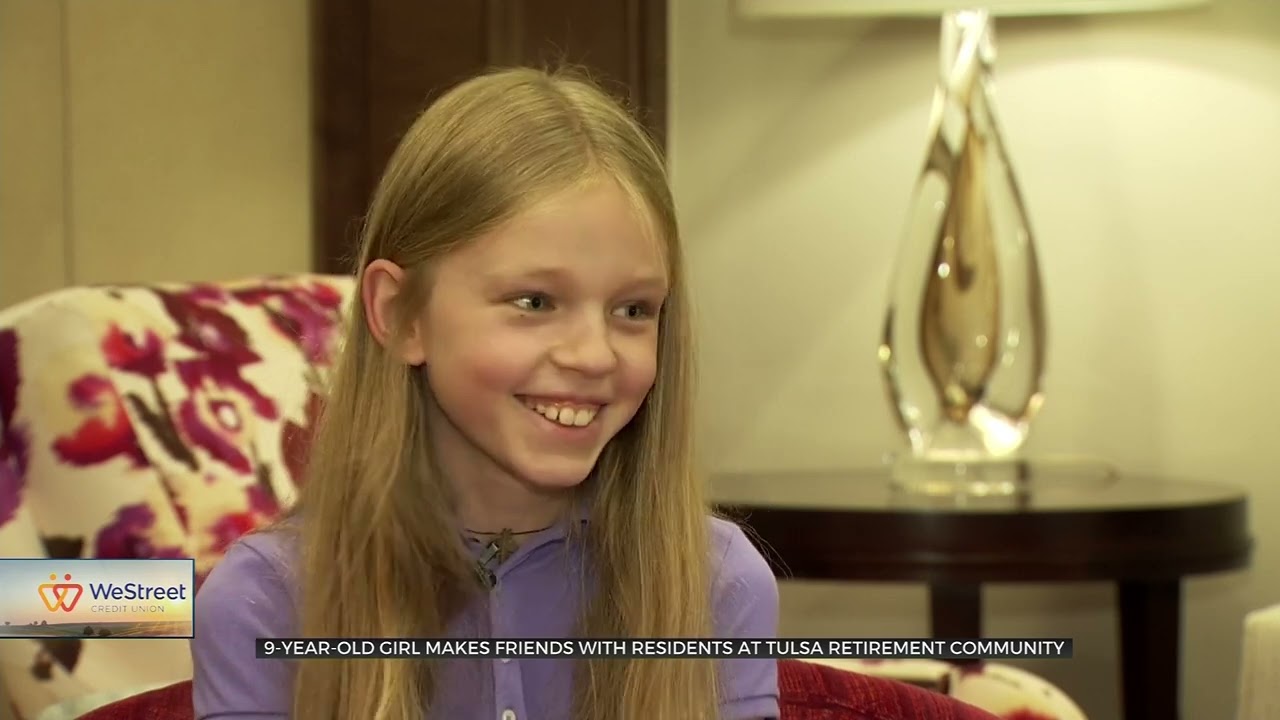 Living in Tulsa Retirement Community is a Natural Fit for 9-Year-Old Girl