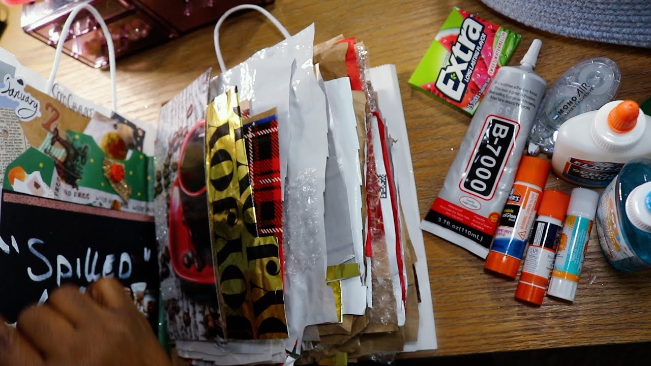 It's A Long Story | Scrapbooking Junk Journal 18 ASMR Chewing Gum