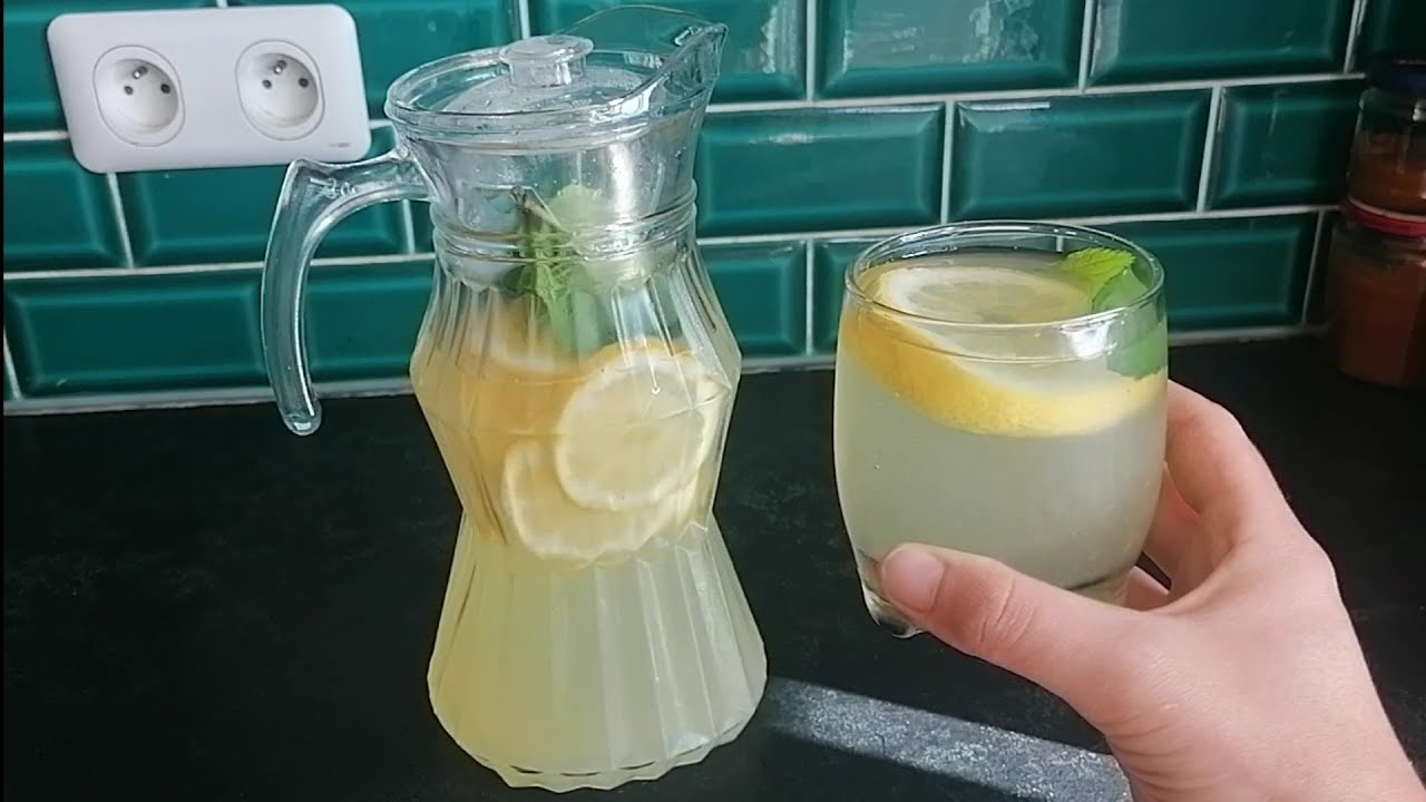 CITRONNADE au citron, gingembre et menthe