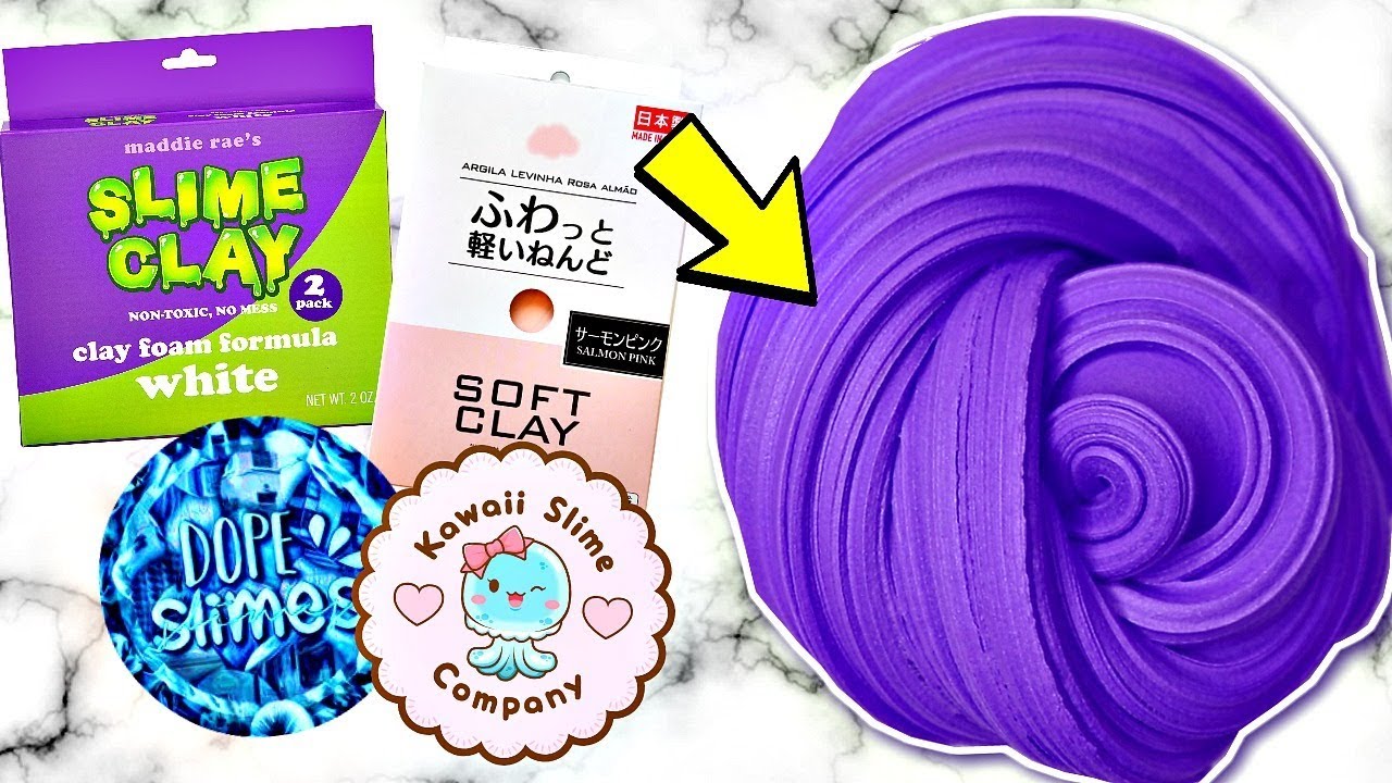 TESTING DIFFERENT CLAYS FOR SLIME!