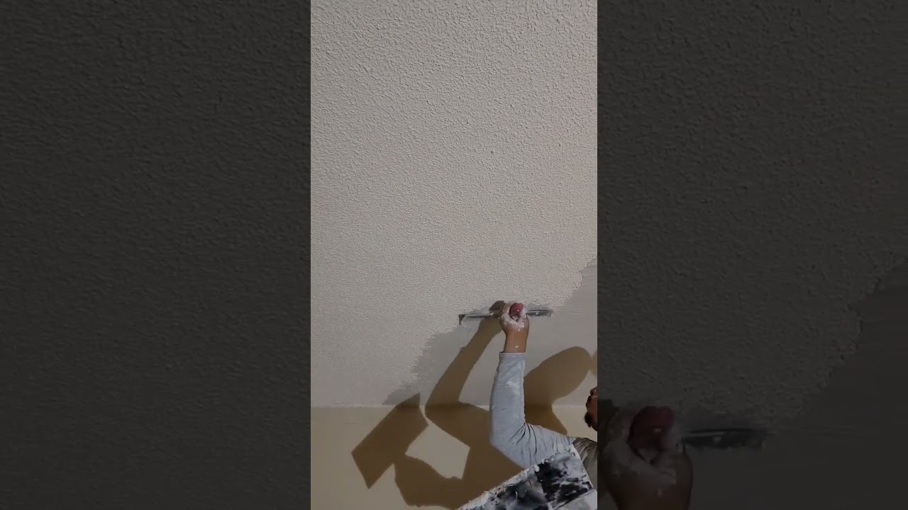Skim Coating Textured Ceiling ☝🏼| Light-Weight Plaster | Smooth Finish