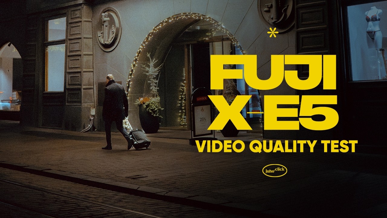 Fuji X-E5 Cinematic test video (4K Prores)