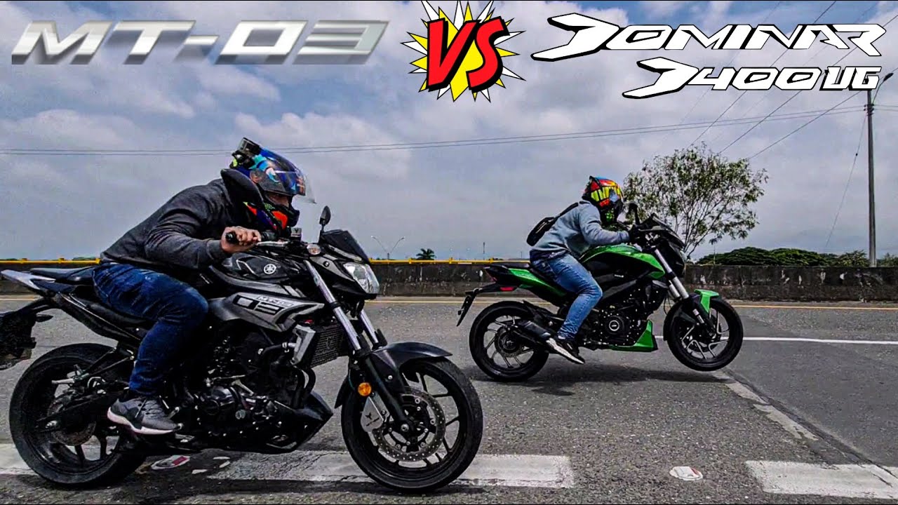 Dominar 400 Ug VS Yamaha MT03 Drag Race |Top End 🏁🏍🏍🔥