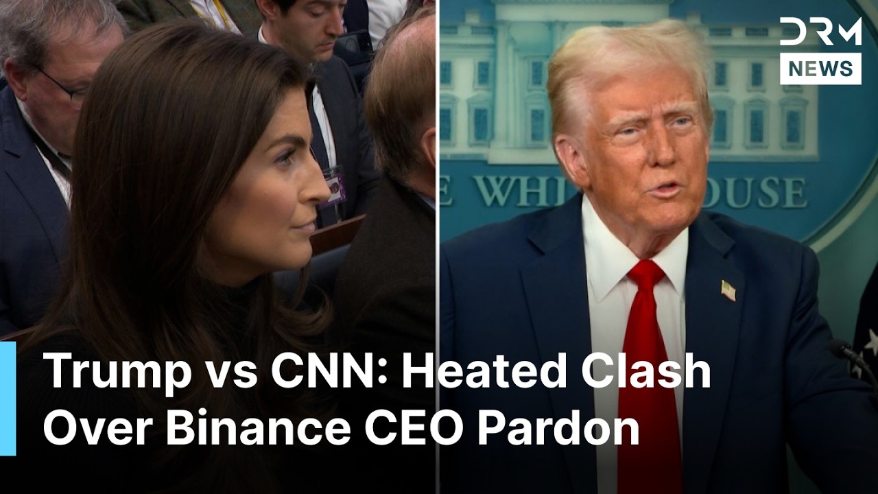 Трамп вступил в конфликт с Кейтлан Коллинз из CNN из-за помилования генерального директора Binanc...