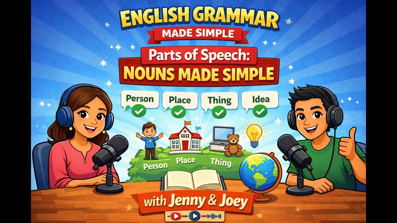 Parts of Speech:Nouns|English Grammar for Beginners|Daily English practice #english #englishlearning