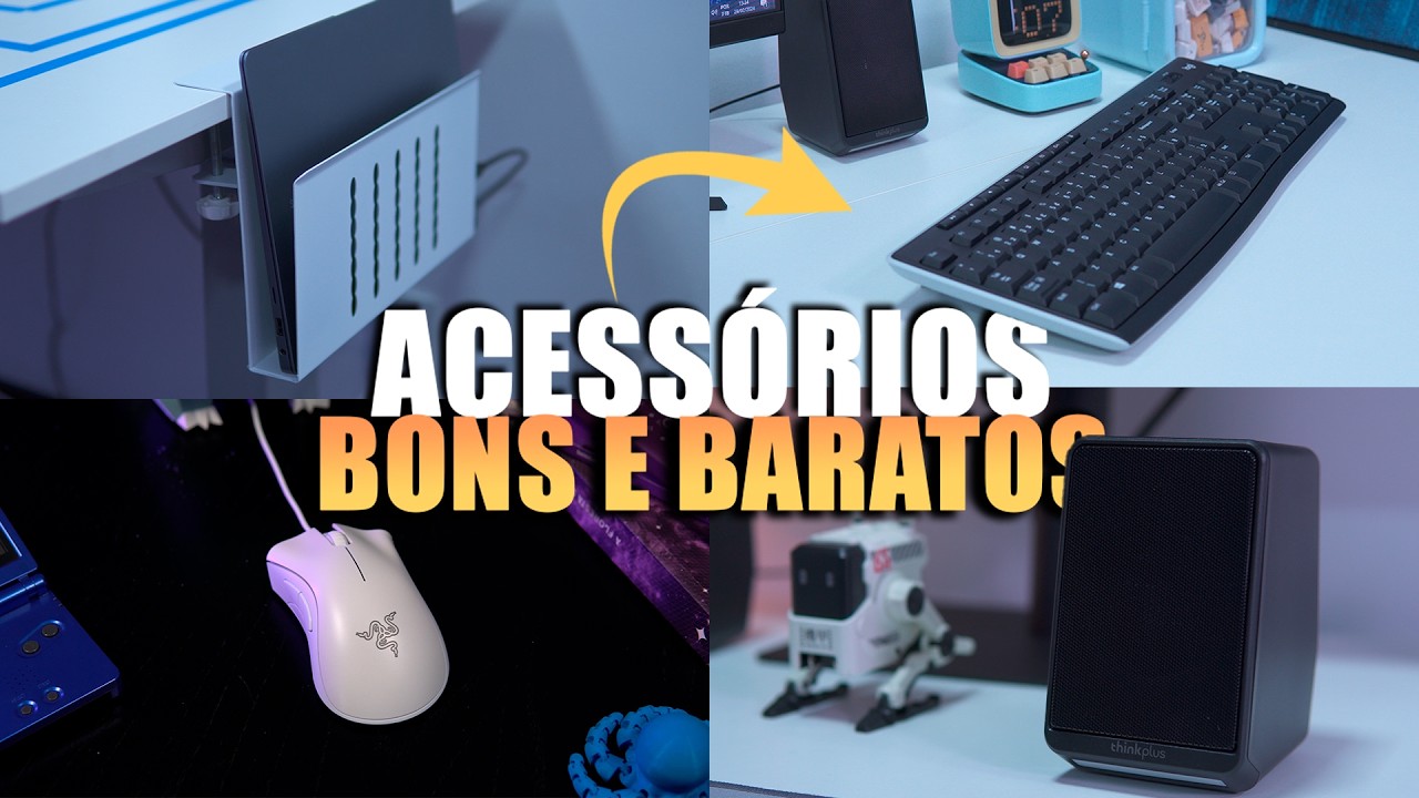#9 ACESSÓRIOS para melhor seu TRABALHO | GUIA CUSTO BENEFÍCIO