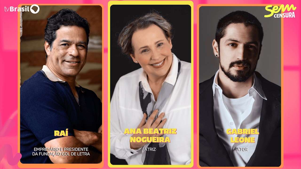 🔴 SEM CENSURA RECEBE RAÍ, ANA BEATRIZ NOGUEIRA E GABRIEL LEONE
