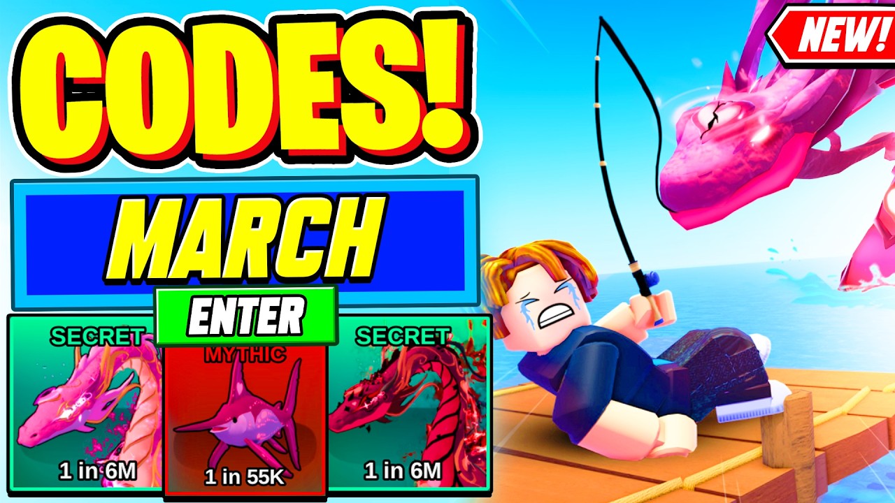 ⚠️Новое⚠️ ВСЕ РАБОЧИЕ КОДЫ для игры Fish It (март 2026) - Roblox Fish It Codes 2026