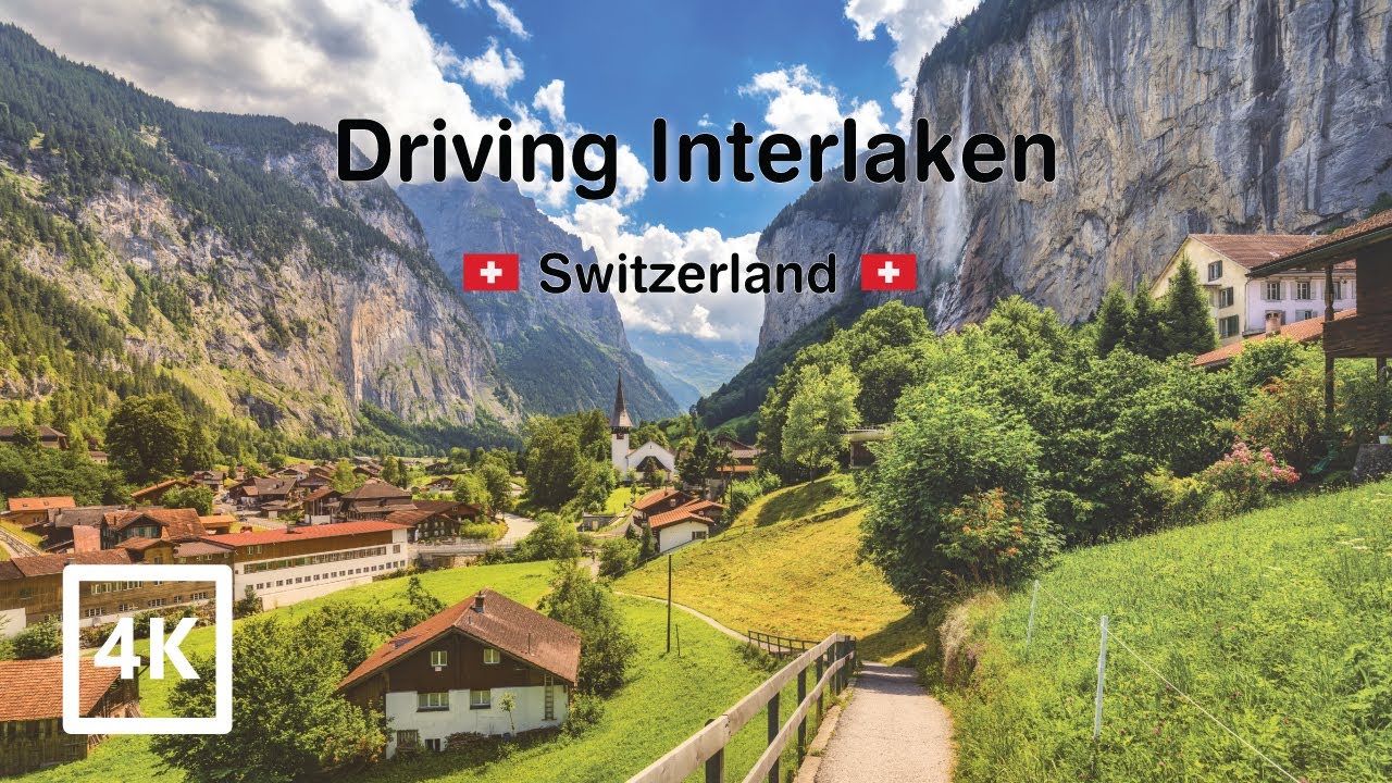 Scenic Drive | Driving Interlaken: Cruising Through Heaven on Swiss Roads | Discover Hidden Gems HDR