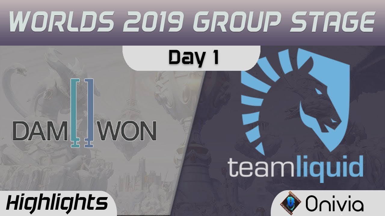 DWG vs TL Highlights Worlds 2019 Main Event Group Stage Damwon Gaming vs Team Liquid by Onivia