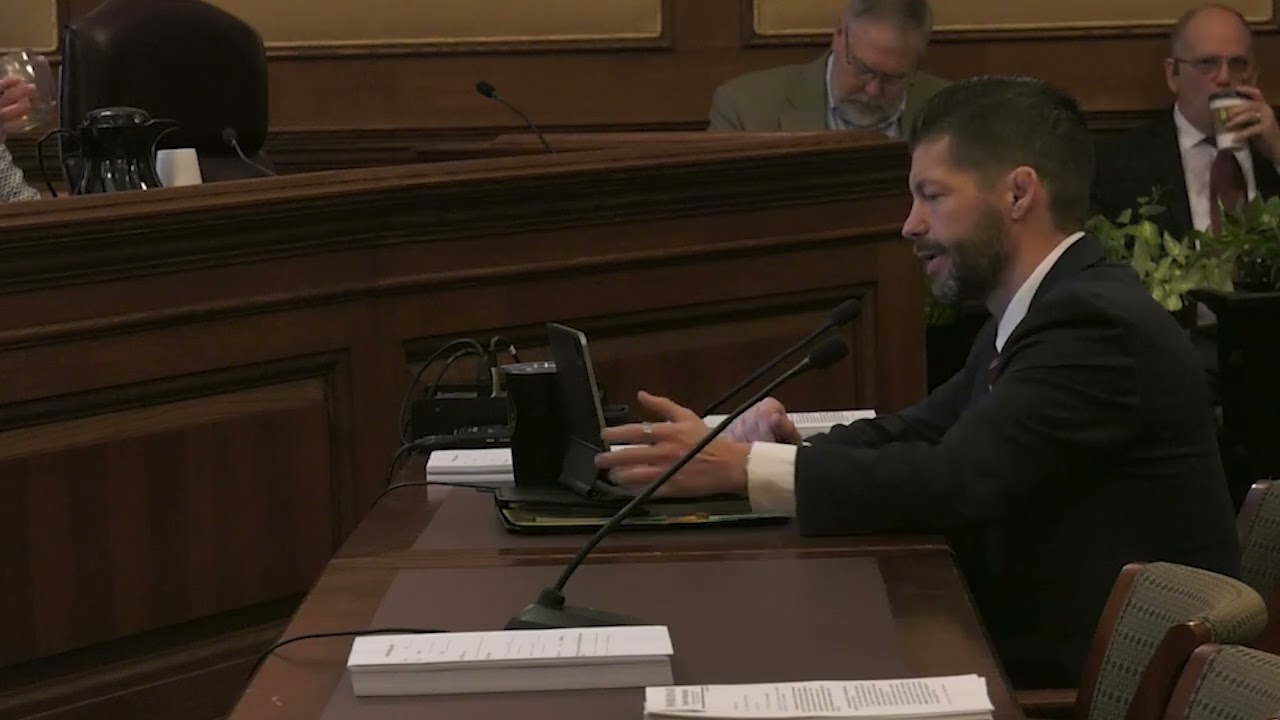 Missouri Sen. Ben Brown Presents SB 1586 in Committee