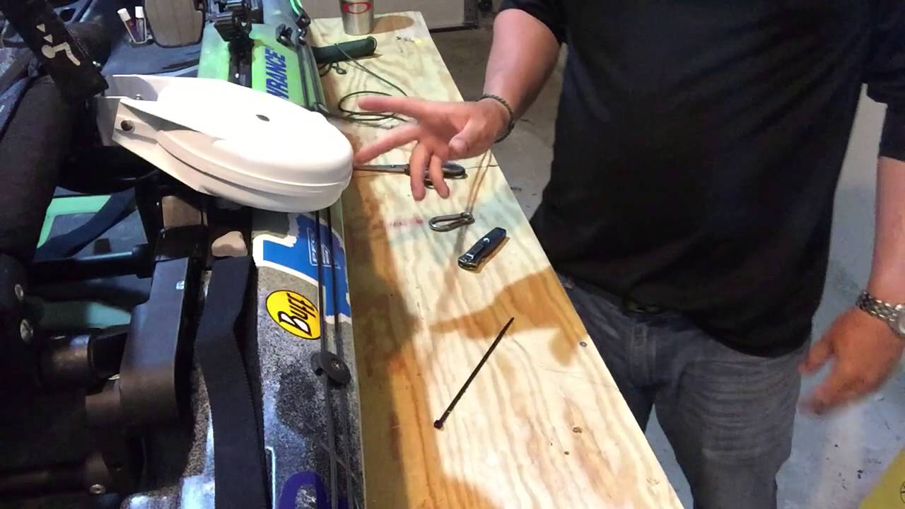 Retractable anchor system for a Kayak