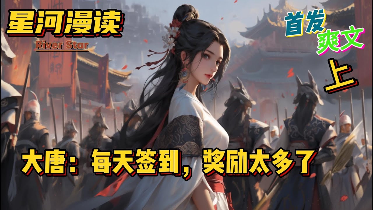 【爽文】《大唐：每天签到，奖励太多了（上）》【首发】#動漫 #热血 #大唐 #爽文 #一口气看完 #有声书