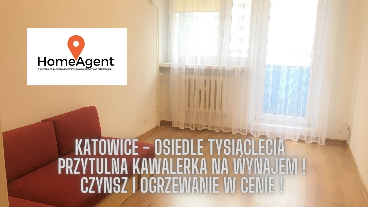KATOWICE - OSIEDLE TYSIĄCLECIA. Przytulna kawalerka na wynajem.