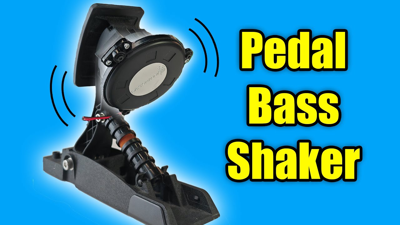 DIY Pedal Bass Shaker Mod for IMMERSIVE Sim Racing