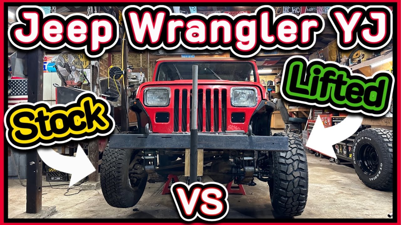 Jeep Wrangler YJ 1.5” Lift Kit & 31x10.50 Tires 15x10 Wheels