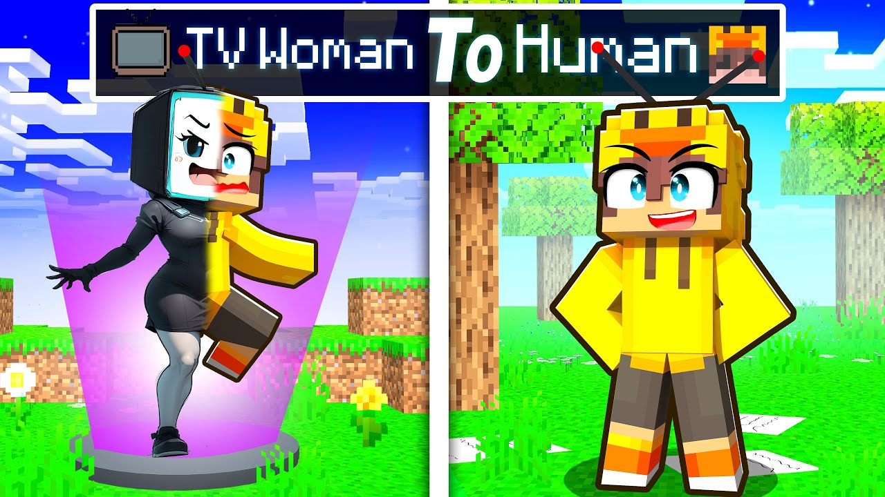 TV Woman CLONED ME in Minecraft...