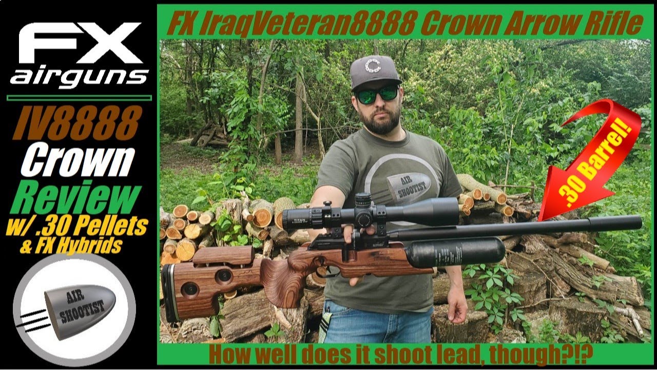 IraqVeteran8888 FX Airguns Crown MkII Review - Shooting Pellets/Slugs @ 50&100 Yards - SUB MOA @100!