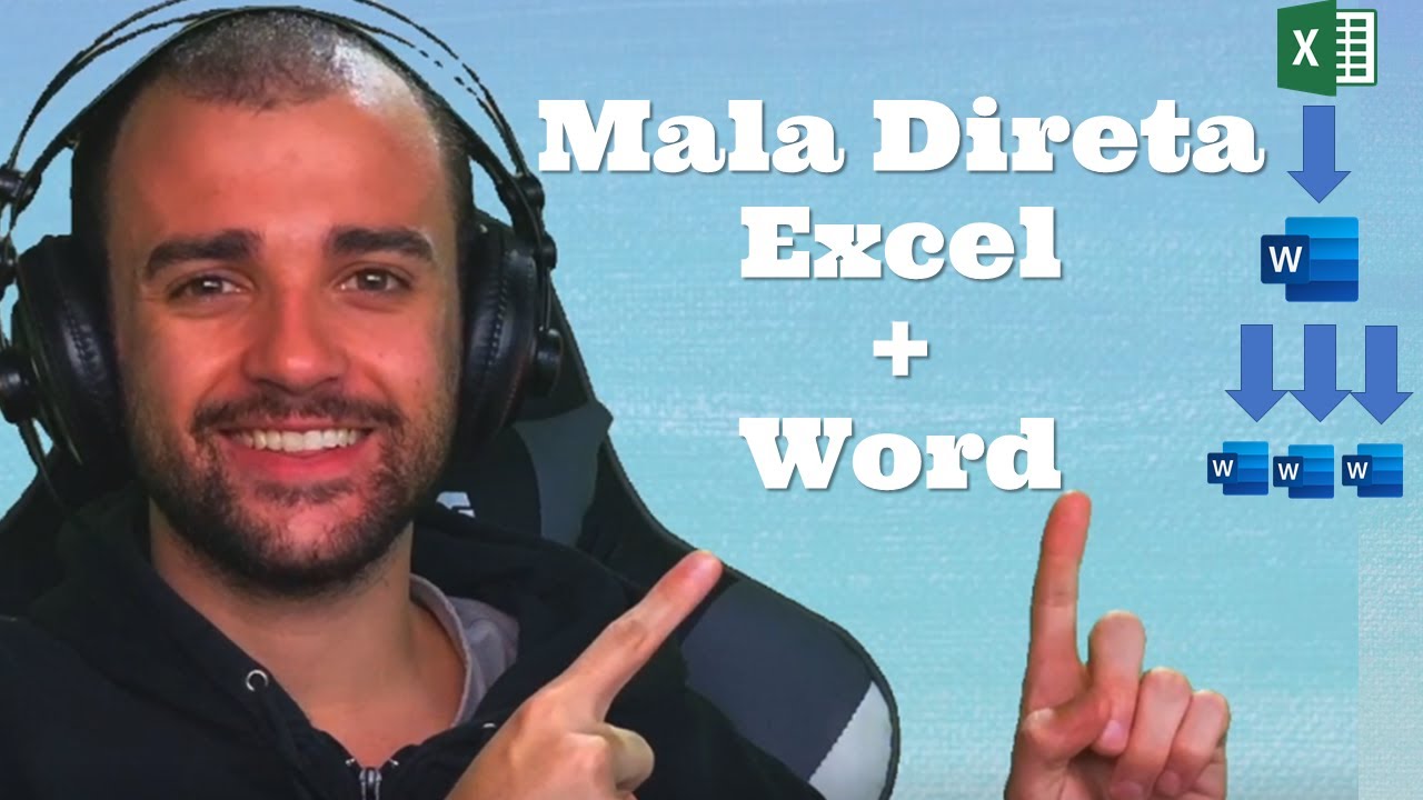 Como usar Mala Direta no Word para gerar Arquivos com dados que estão no Excel - Passo a Passo